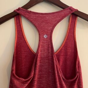 Lululemon Red Cool Racerback Tank Top